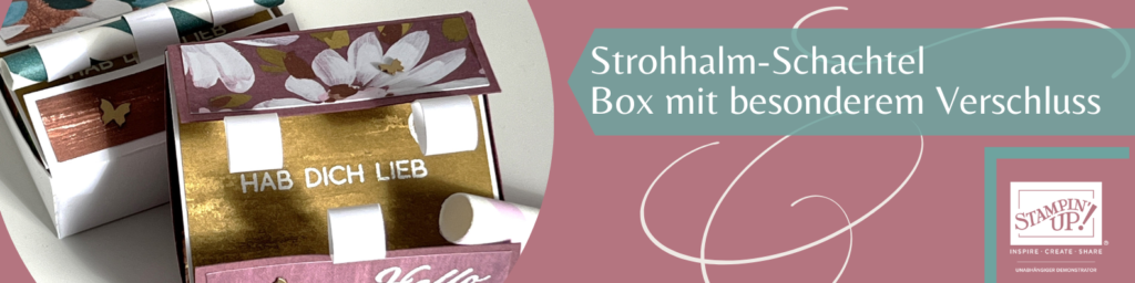 Strohhalm-Schachtel
